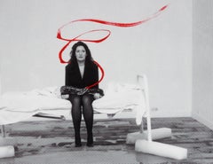 Spirit exit. Feminism and modern art. Red, blood and menstruation by Abramovic.