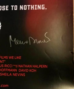 The Artist is Present, Large poster (40" High) - Hand Signed by Marina Abramovic