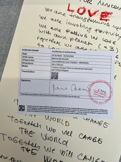 Unconditional Love by Marina Abramović