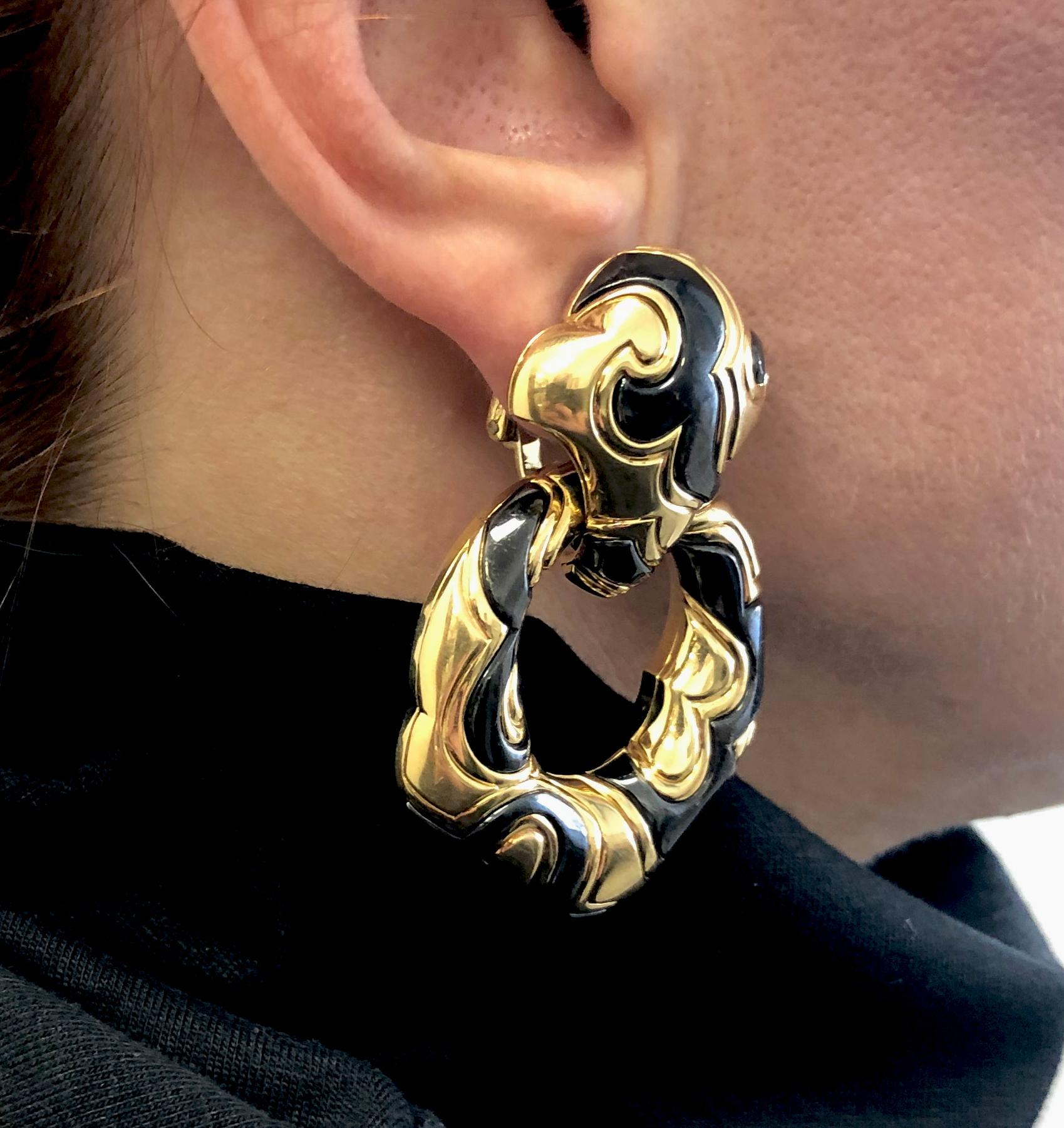 versace hoop earrings sale