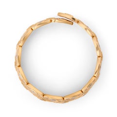 Marina B 18k Gold and Diamond Choker Circa 1982