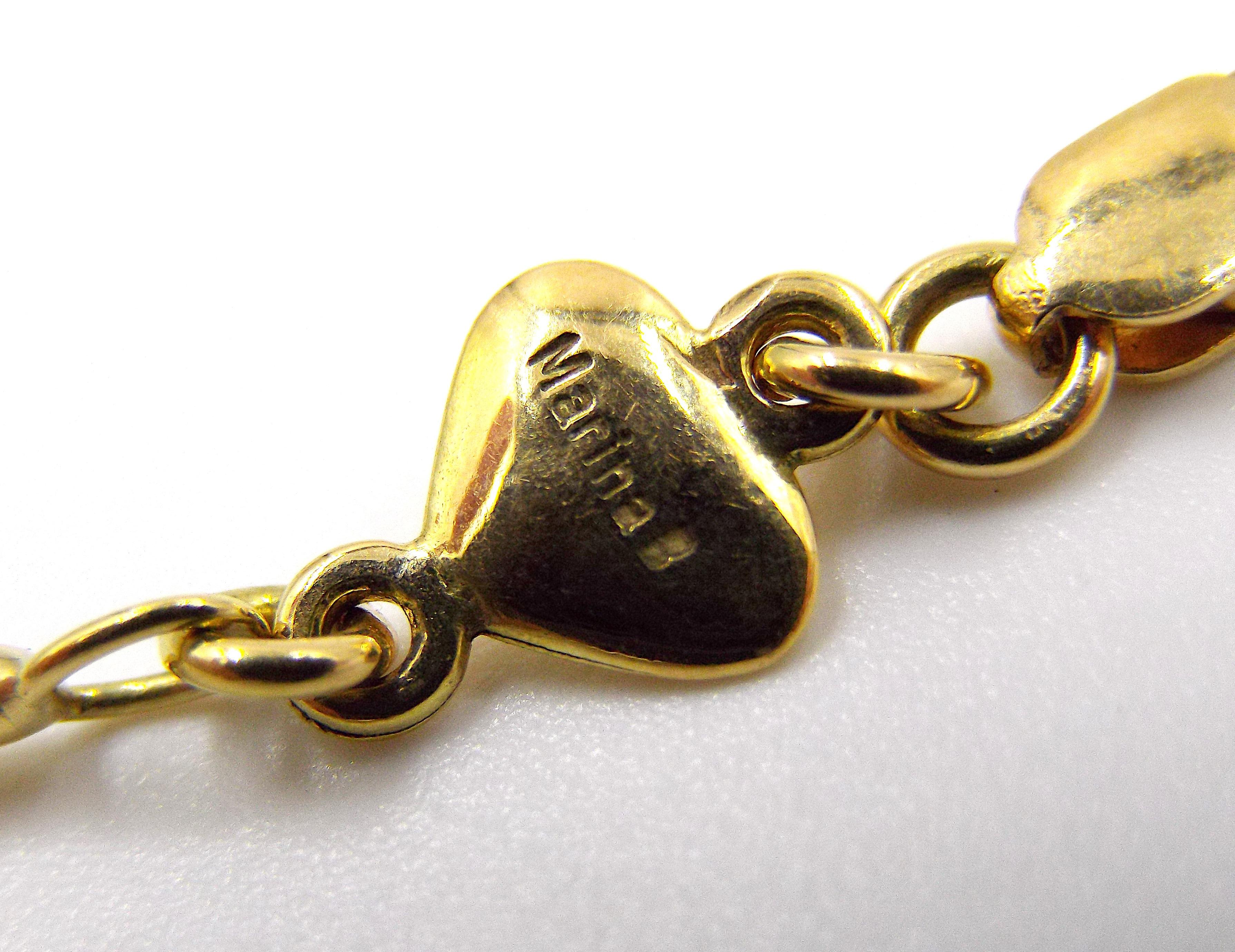 Marina B 18K Gold Beetle Pendant Choker Necklace For Sale 2