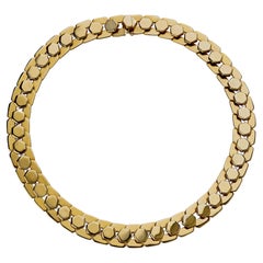 Antique Marina B. 18K Gold "Chexa" Necklace