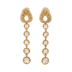 Marina B. 18k Gold & Diamond Earrings