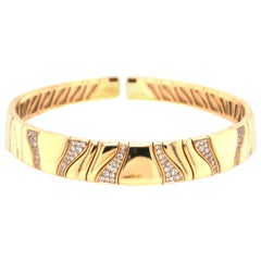 Marina B 18k Gold & Diamant 'KAR' Choker-Halskette