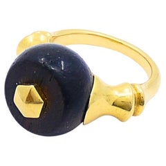 Marina B 18k Yellow Gold  Wood Ring Marina B 18k Yellow Gold  Wood Ring