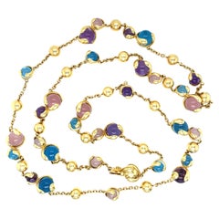 Marina B Cardan Collier en or 18 carats perlé 36" Serial n° 380118 100.1 g