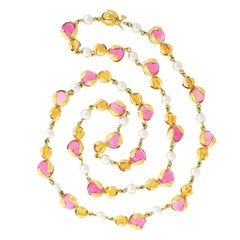 Marina B. “Cardan Perle” Gold Necklace