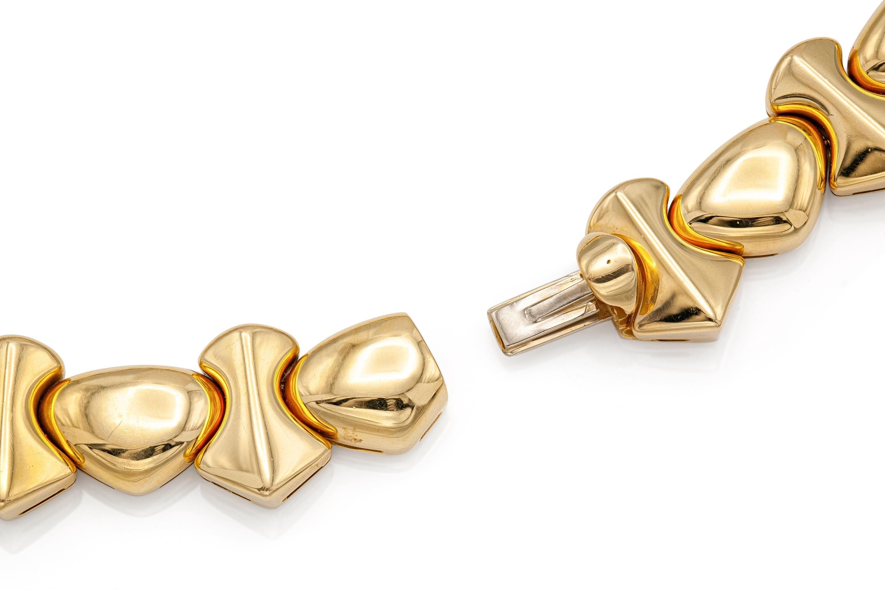Marina B Ciao Collier de cœurs avec diamants Bon état - En vente à New York, NY