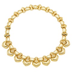 Marina B Ciao Hearts Necklace with Diamonds