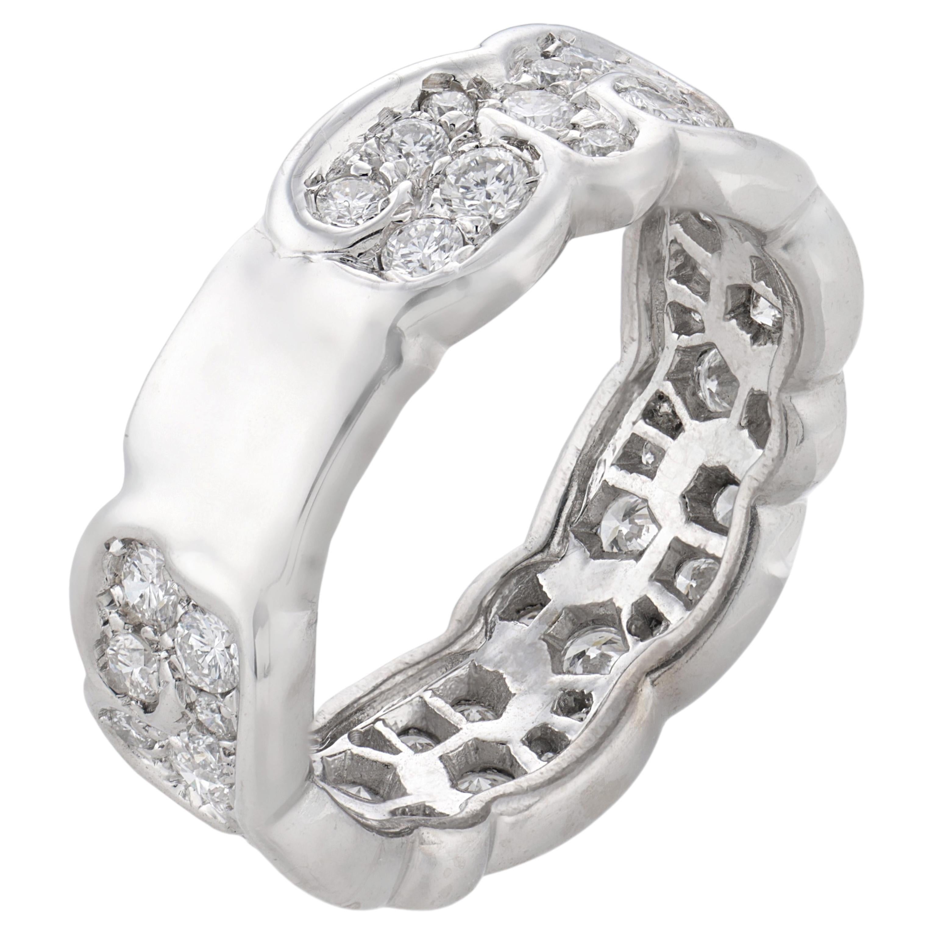 Marina B Contemporary 1.10 carat diamond 18k white gold ring