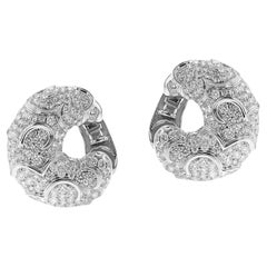 Boucles d'oreilles cocktail en diamants Marina B, 18k