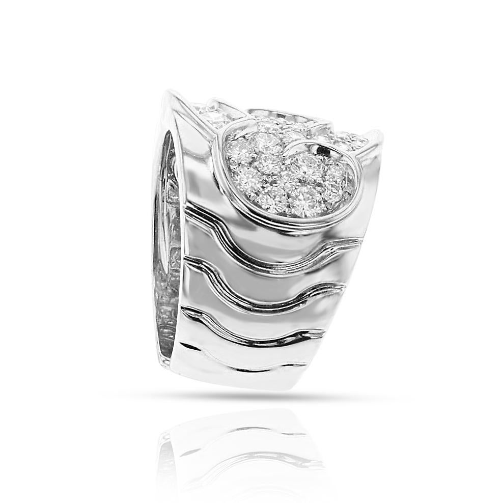 Marina B Anillo de cóctel de diamantes, 18k en venta 1