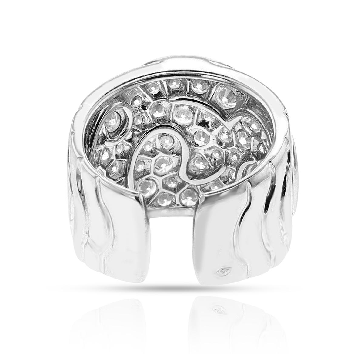 Marina B Anillo de cóctel de diamantes, 18k en venta 2