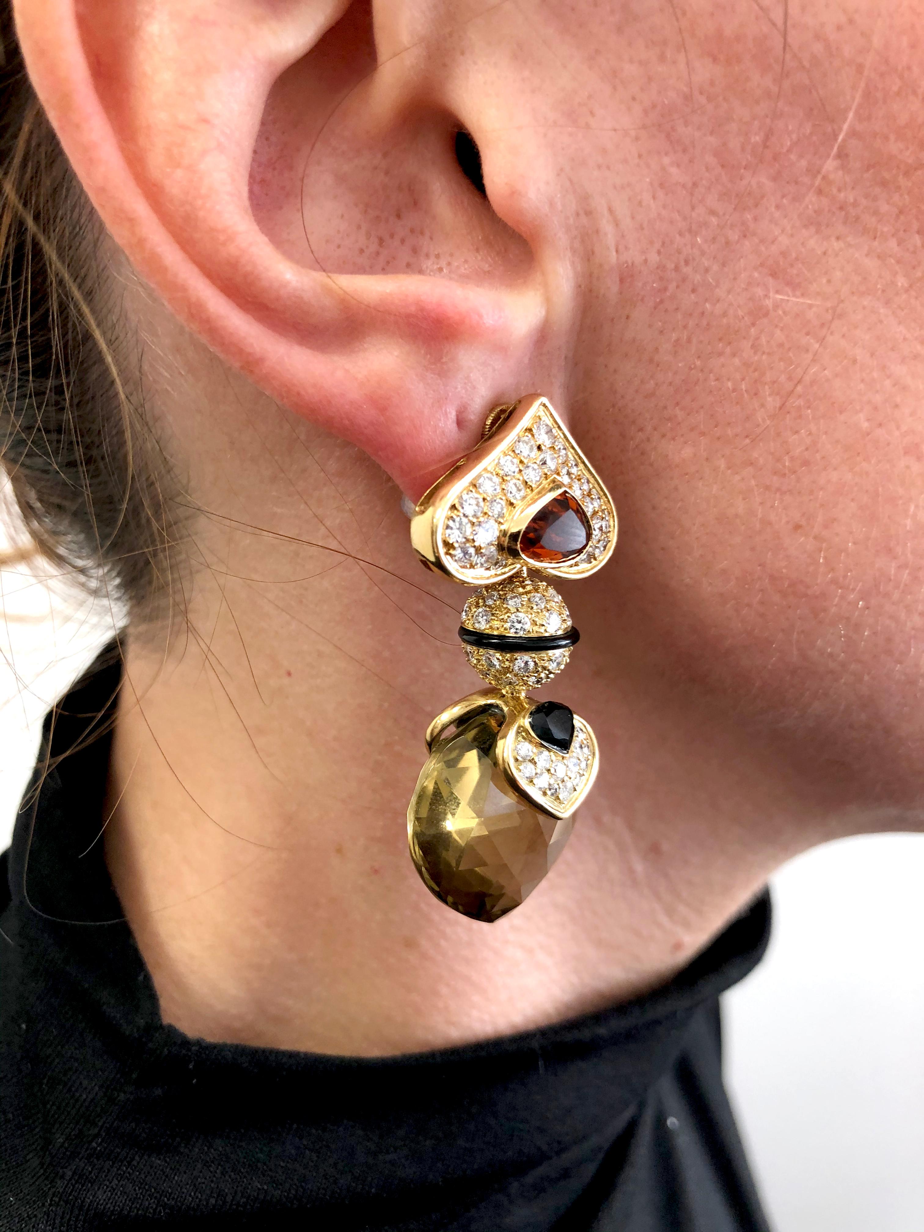 Femenino o masculino Marina B Pendientes de diamantes y piedras preciosas en venta