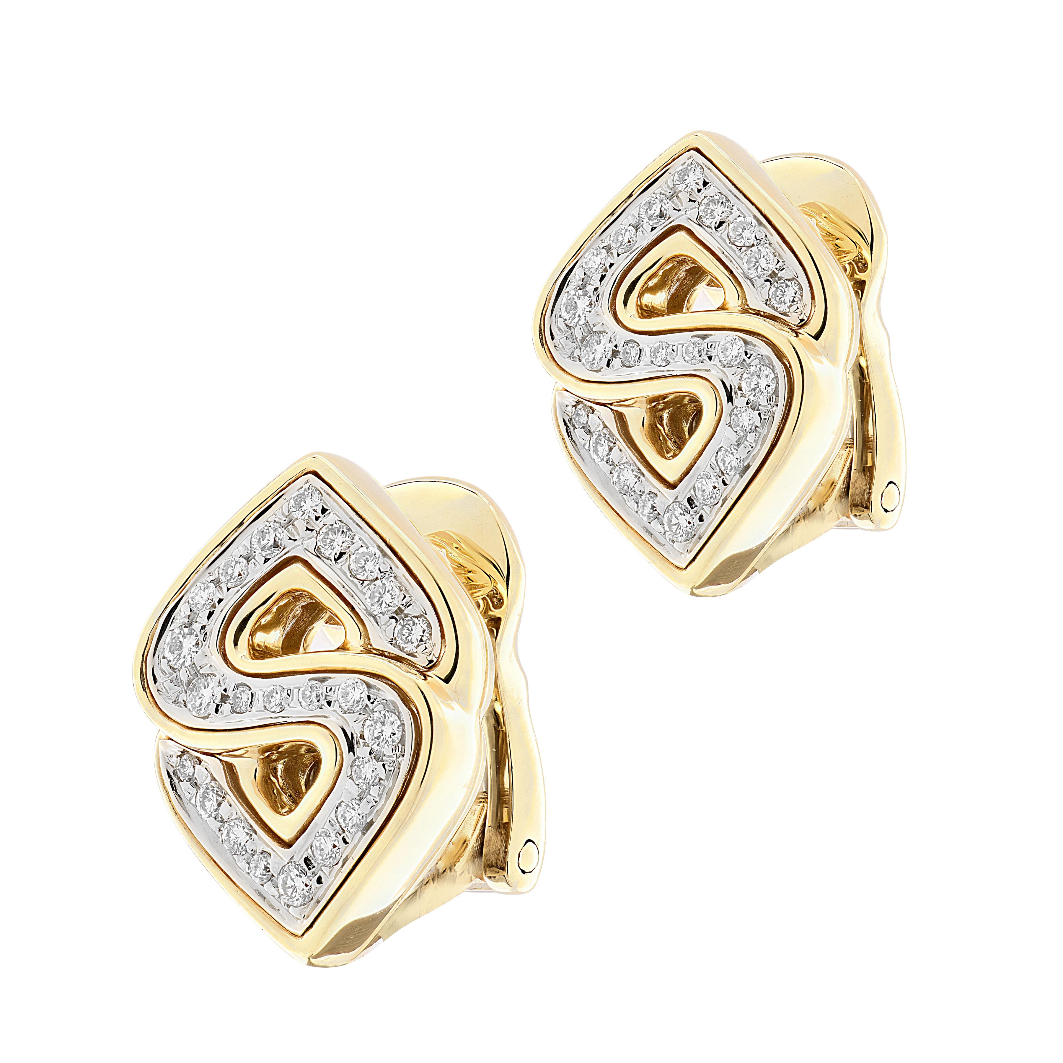 Boucles d'oreilles Marina B Diamond S Pour femmes en vente