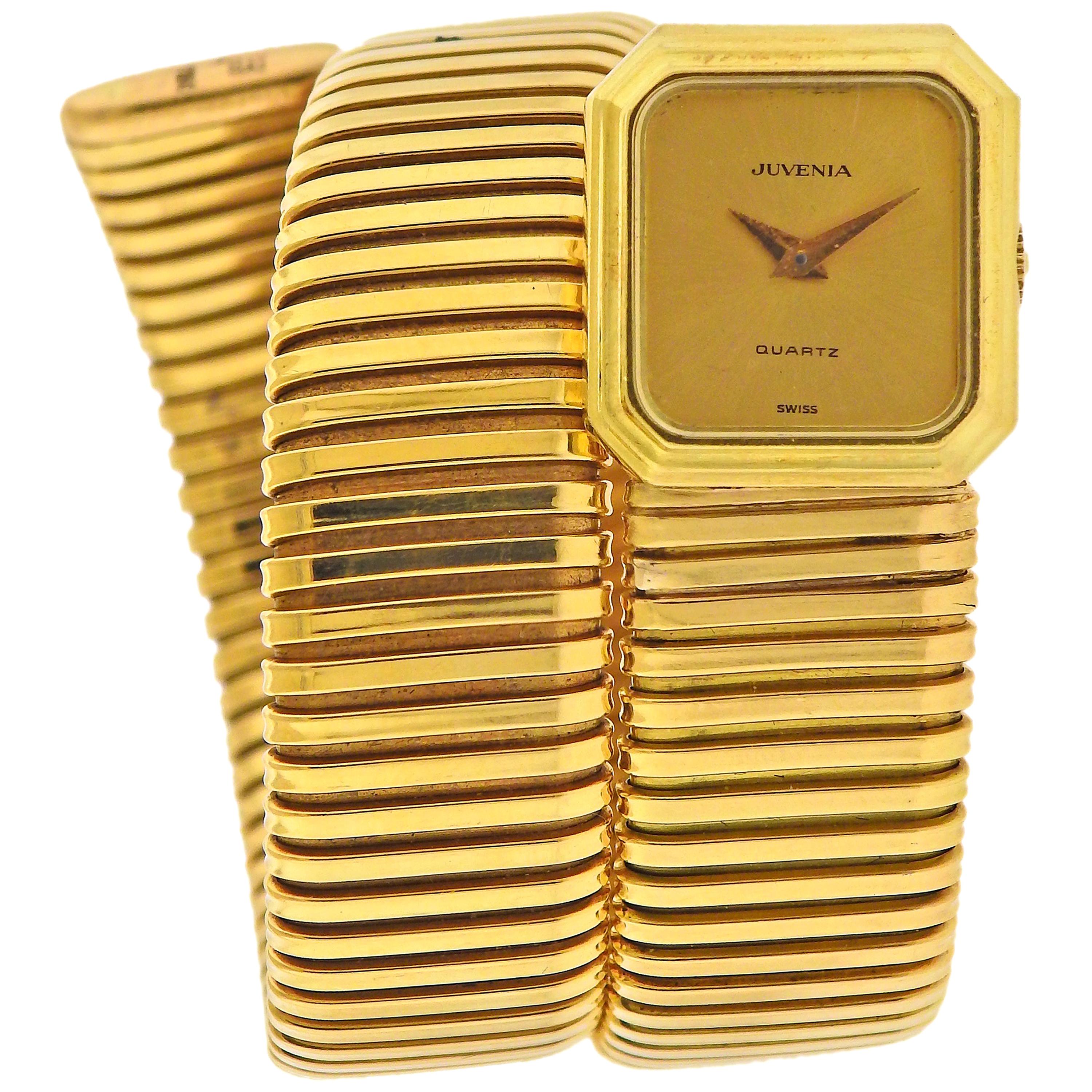 Marina B Gold Bracelet Juvenia Watch For Sale