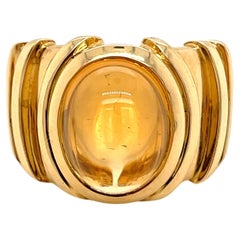 Marina B Citrine Gold Ring