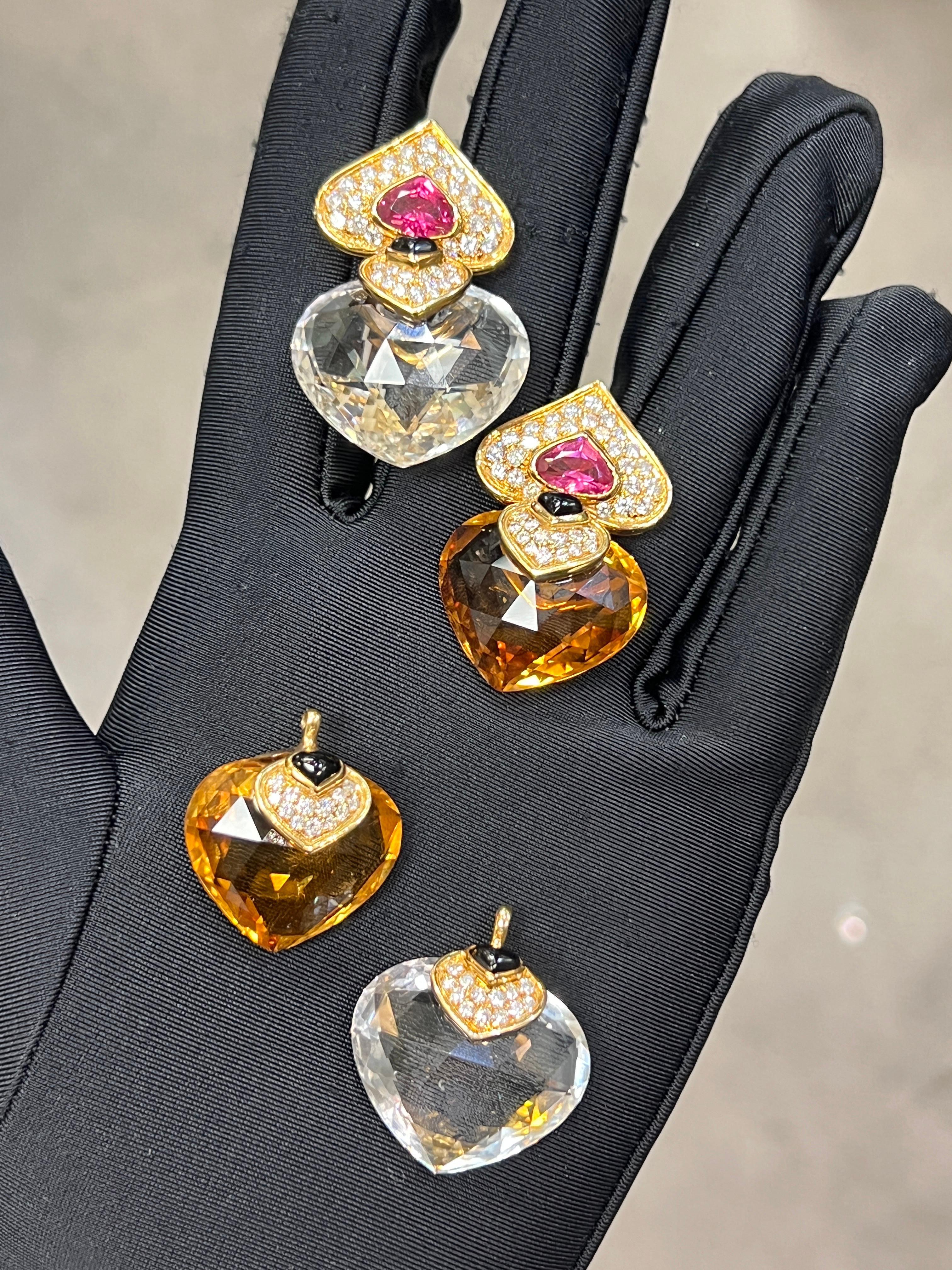 marina-b-interchangeable-earrings-for-sale-at-1stdibs
