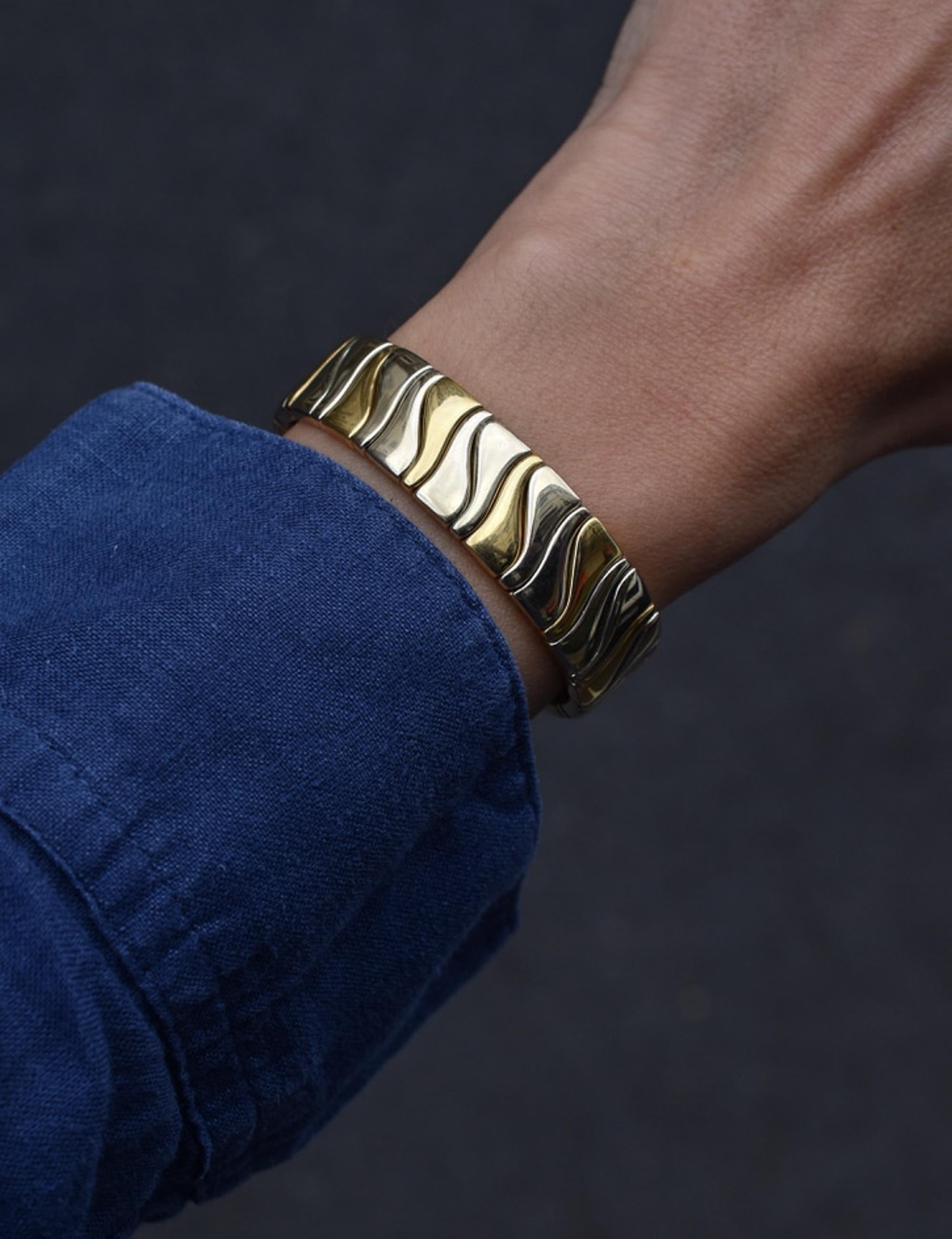 Marina B  Bracciale e orecchini 'Karen' in oro 18k in vendita 2