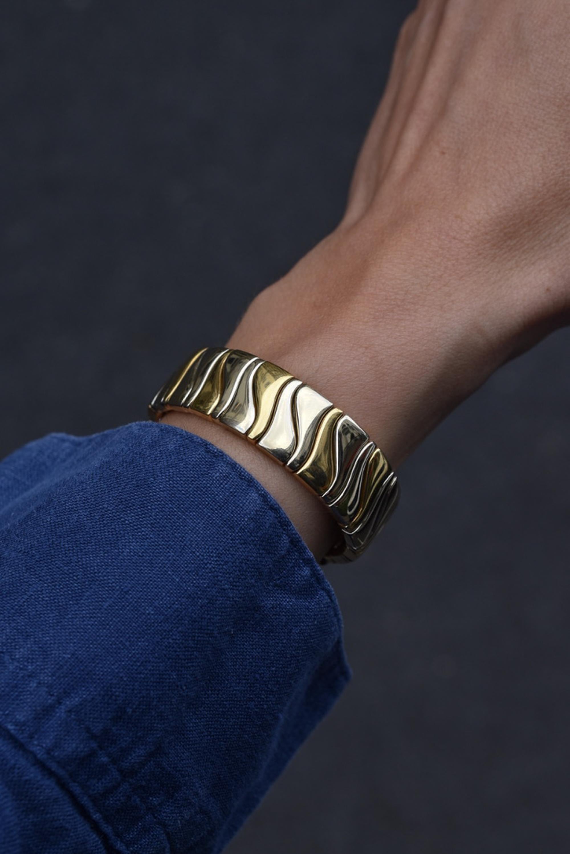 Marina B  Bracciale e orecchini 'Karen' in oro 18k in vendita 4