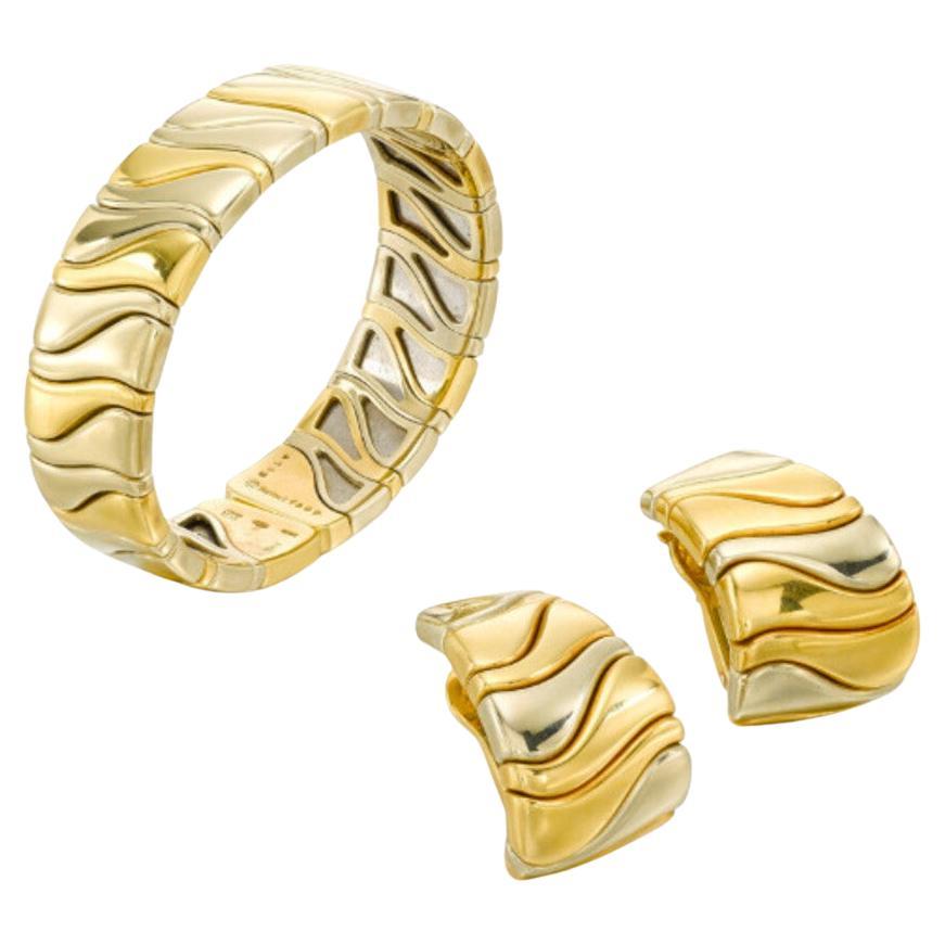 Marina B  Bracelet et boucles d'oreilles 'Karen' en or 18k