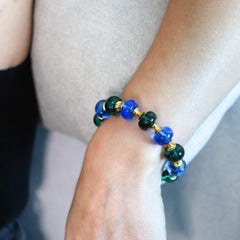 Marina B. Milano Bracciale Pneus in oro giallo 18Kt con quarzo russo