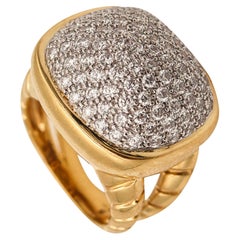 Marina B. Milano Tiguella Pave Cocktail Ring in 18kt Gold with 2.55ctw Diamonds
