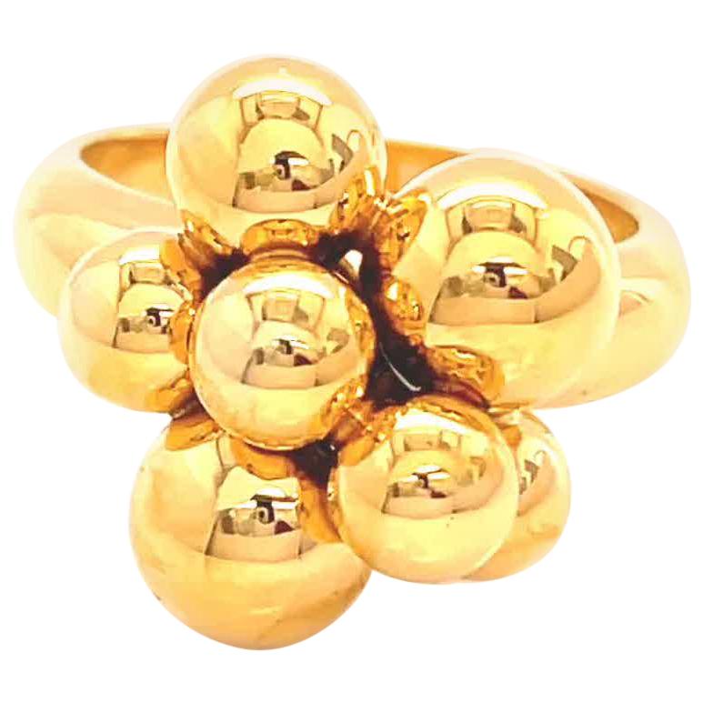 Marina B Mini Atomo 18 Karat Yellow Gold Ring