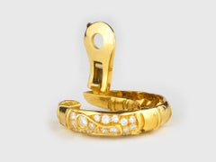 Marina B "Onda" Diamond Earclips