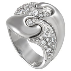 Marina B Onda Knot 18K White Gold 1.50 Ct Diamond Ring