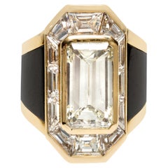 Marina B "Pharaon Jasmine" Diamond and Enamel Ring