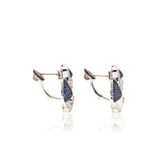 Pendientes Marina B Zafiro y Diamante Vértigo