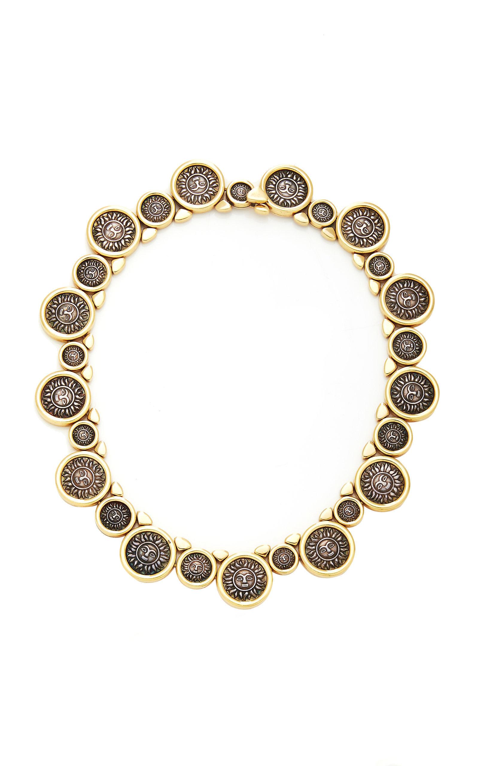 Women's Marina B Solar Coins Gold Necklace