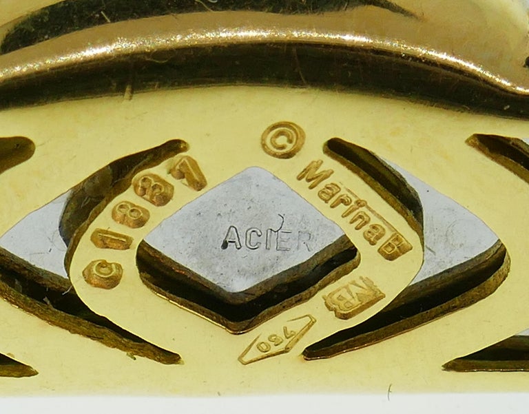 Marina B Yellow Gold Choker Necklace with Blue Topaz Tourmaline