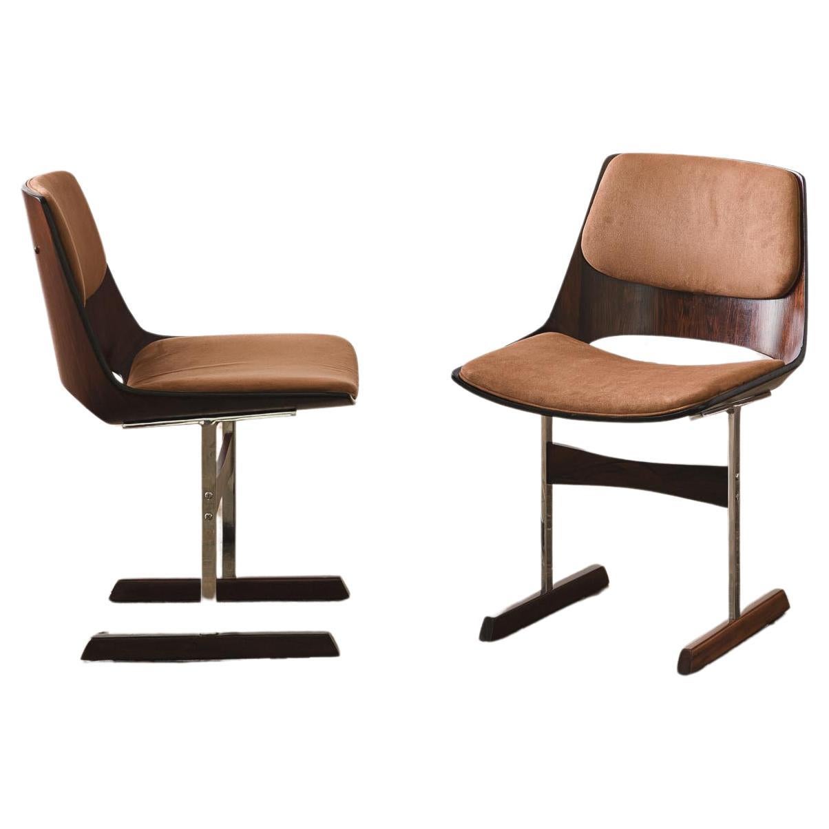 "Marina" chairs by Jorge Zalszupin For Sale