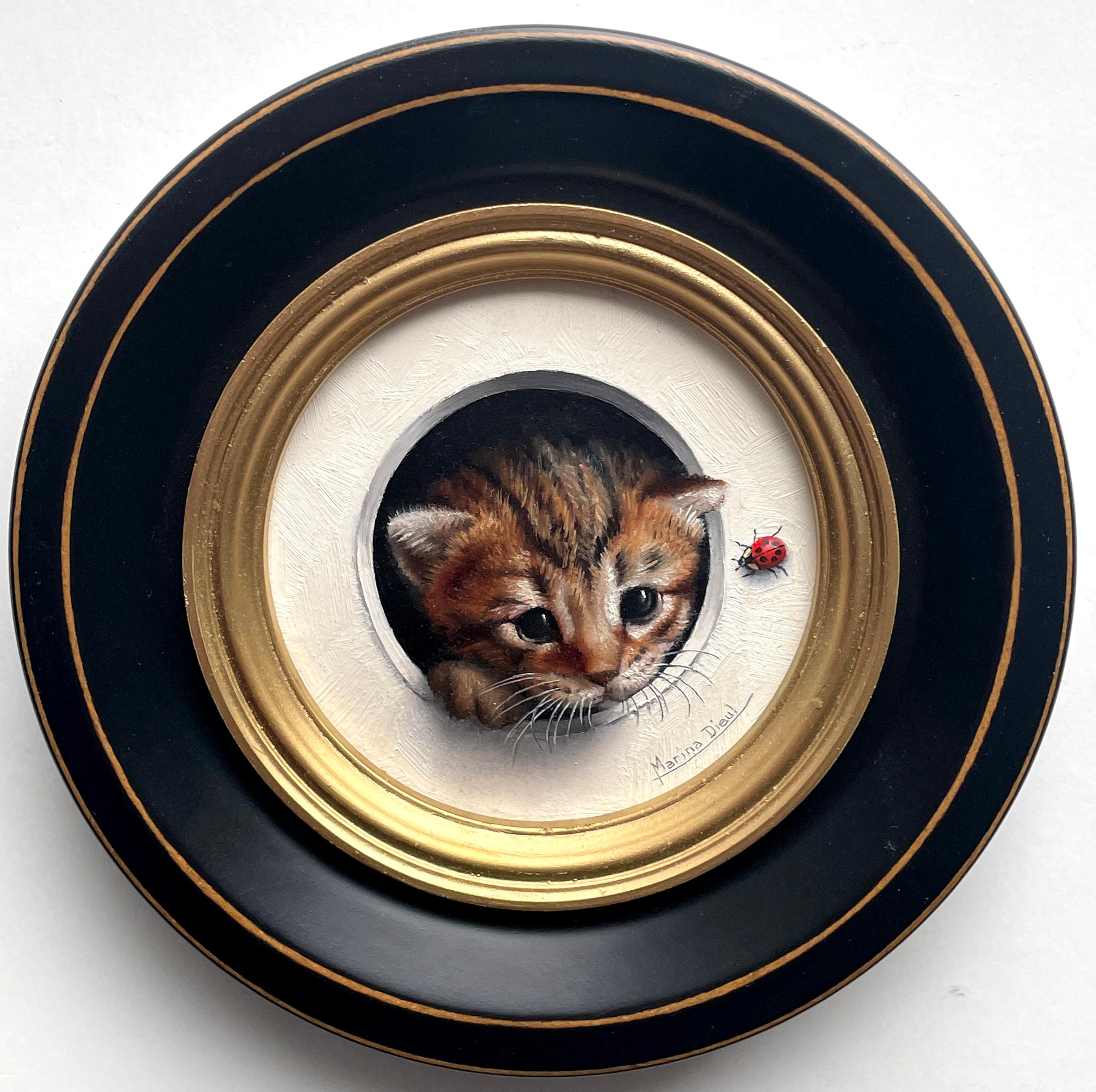 Animal Painting di Marina Dieul - Chaton 60