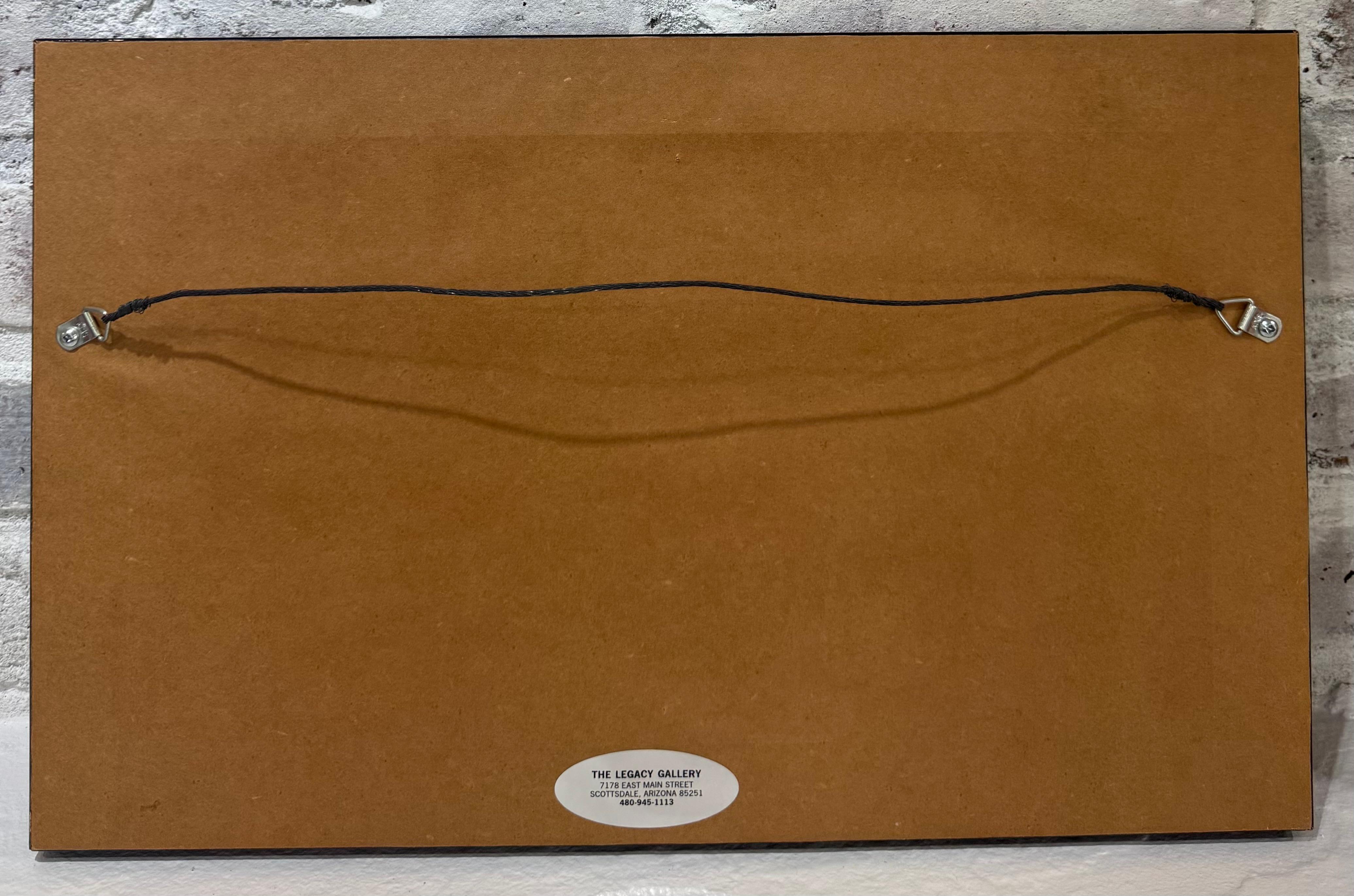 Large Trompe L’eole Mouse & Cat Oil Painting en venta 7