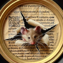 "Petite Souris 625, " Oil Painting