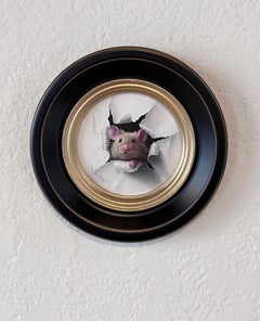 "Petite Souris 705" by Marina Dieul, Original Oil Painting, Mouse