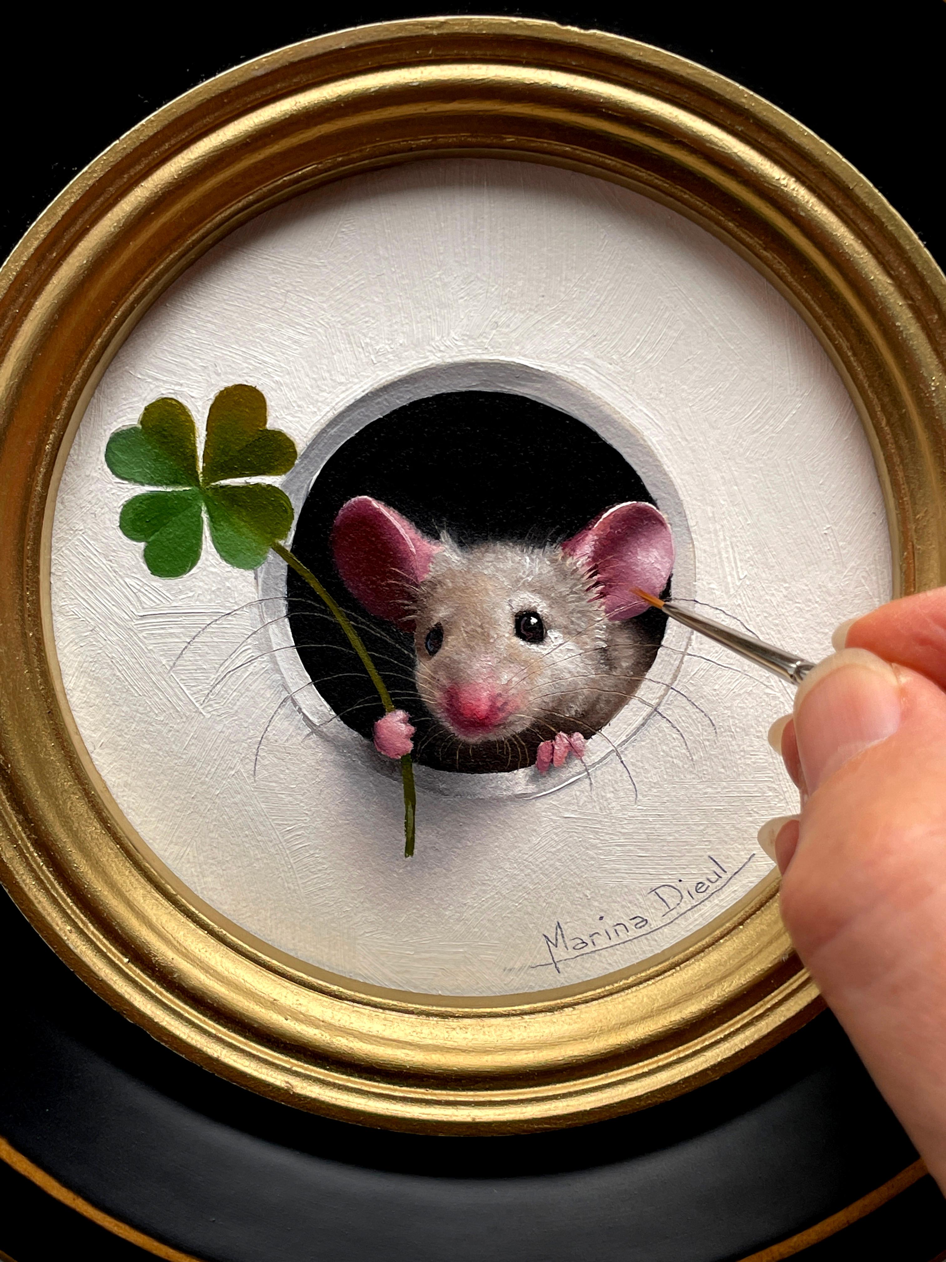 Petite Souris 779 - Painting di Marina Dieul