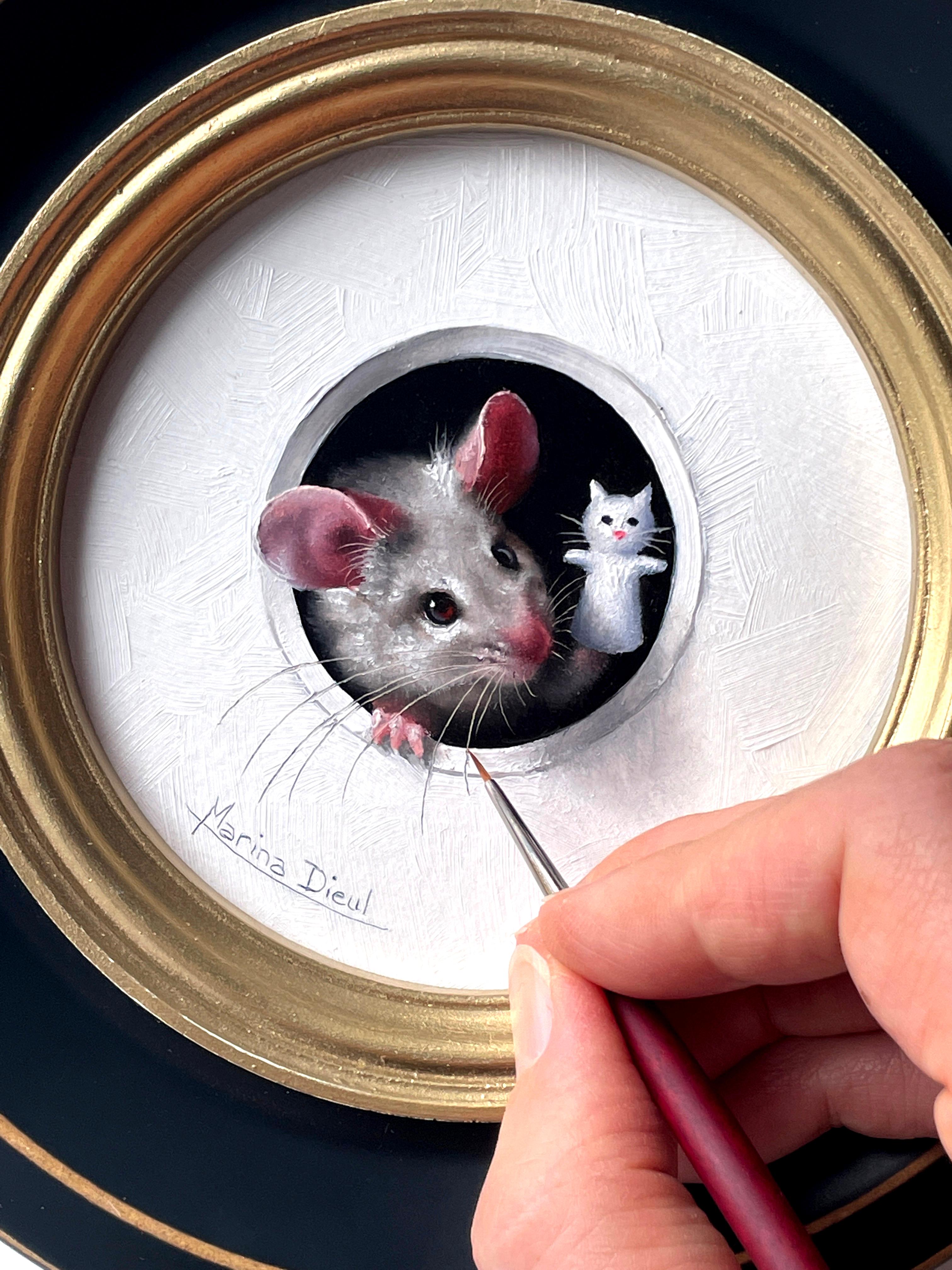 Petite Souris 780 - Painting di Marina Dieul