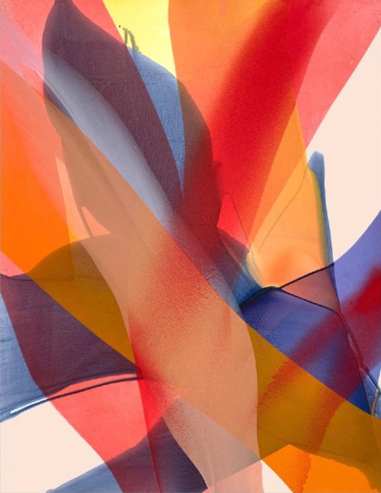 Marina Dunbar Abstract Painting - Scarlet