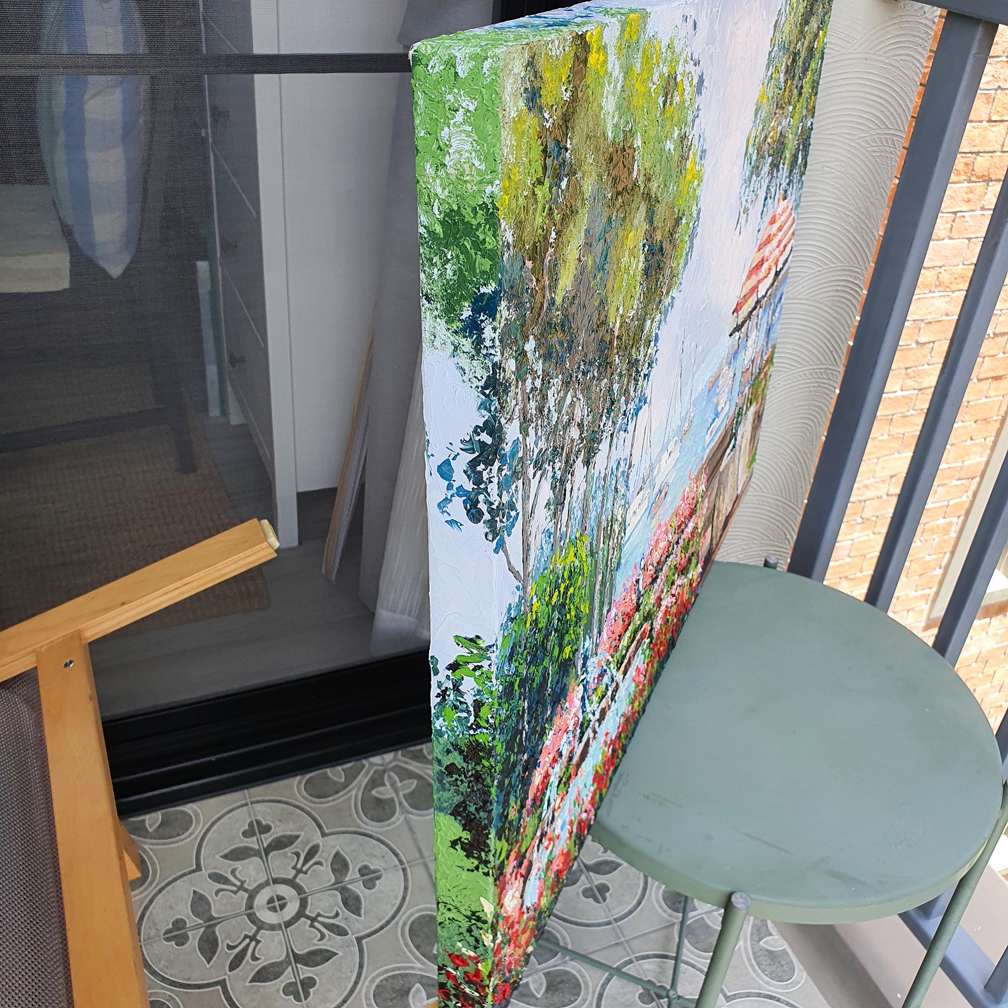 Paisaje marino de Florida - Painting Impresionista de Marina Fisher