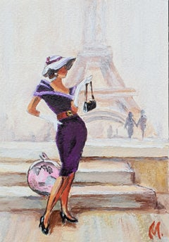 L'élégance parisienne à la Tour Eiffel : mode contemporaine et peinture figurative C