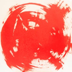 Red Poppy Original Painting Abstract Flower Painting Wall Art Canvas Art