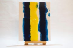 Sea Sand Stripe Abstract Painting Coastal Beach Contemporary Original Art