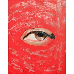 "Seeing Red" Oil on Canvas Signed