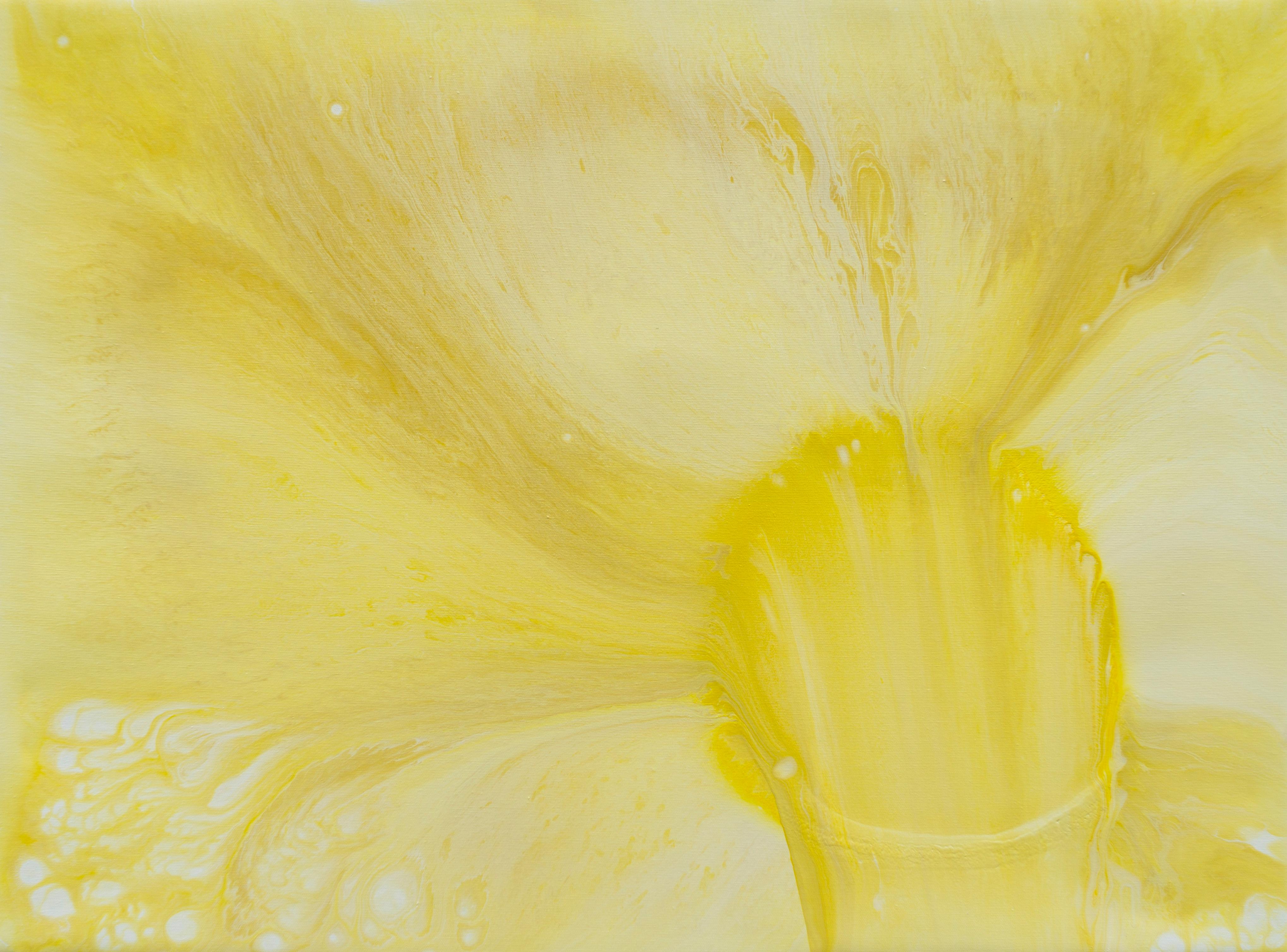 Abstract Painting de Marina Fisher - Girasol Flor abstracta