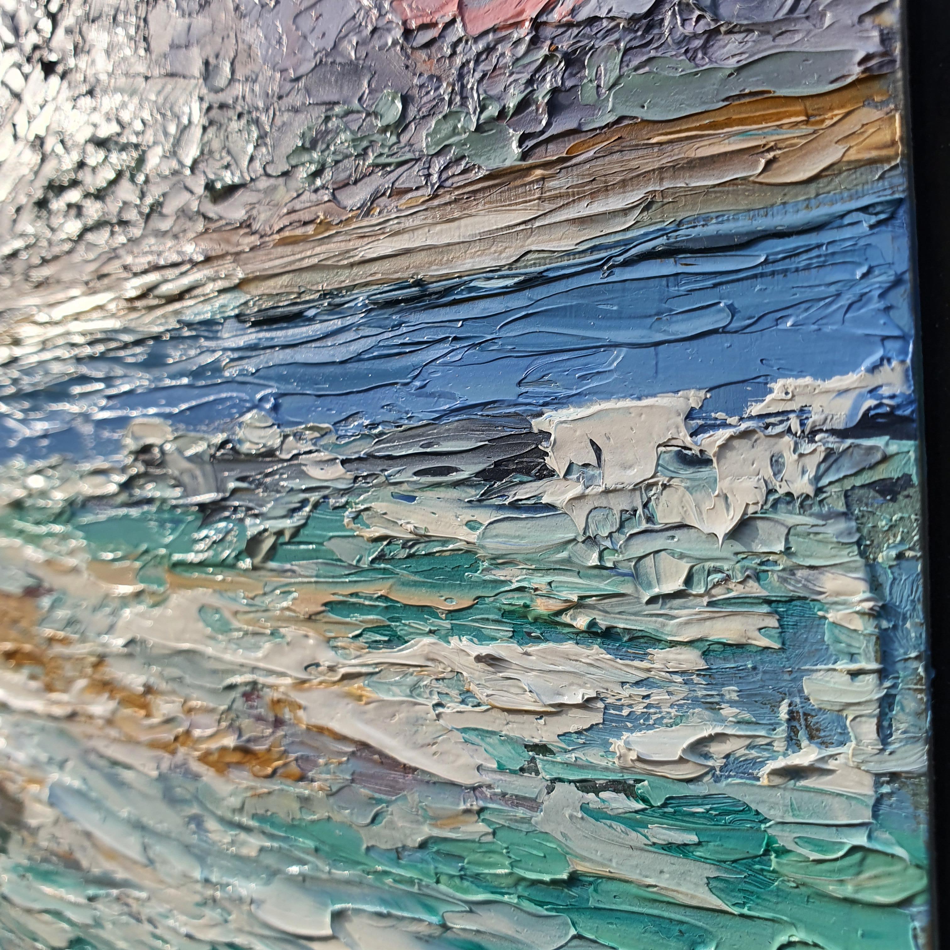 Peinture de paysage tropicale en vente 4